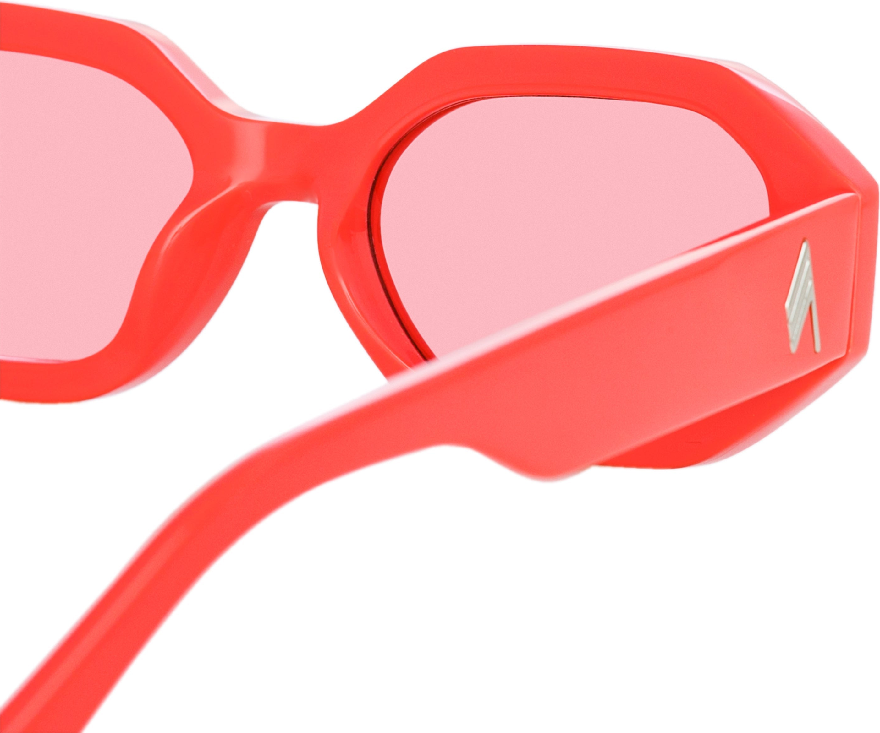 Color_ATTICO14C11SUN - The Attico Irene Angular Sunglasses in Coral