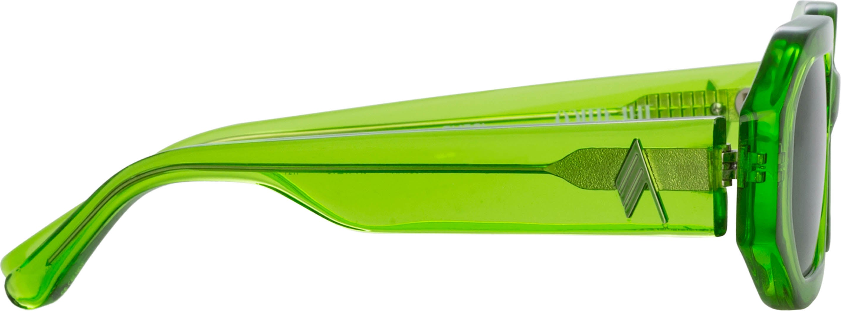 Color_ATTICO14C3SUN - The Attico Irene Angular Sunglasses in Green