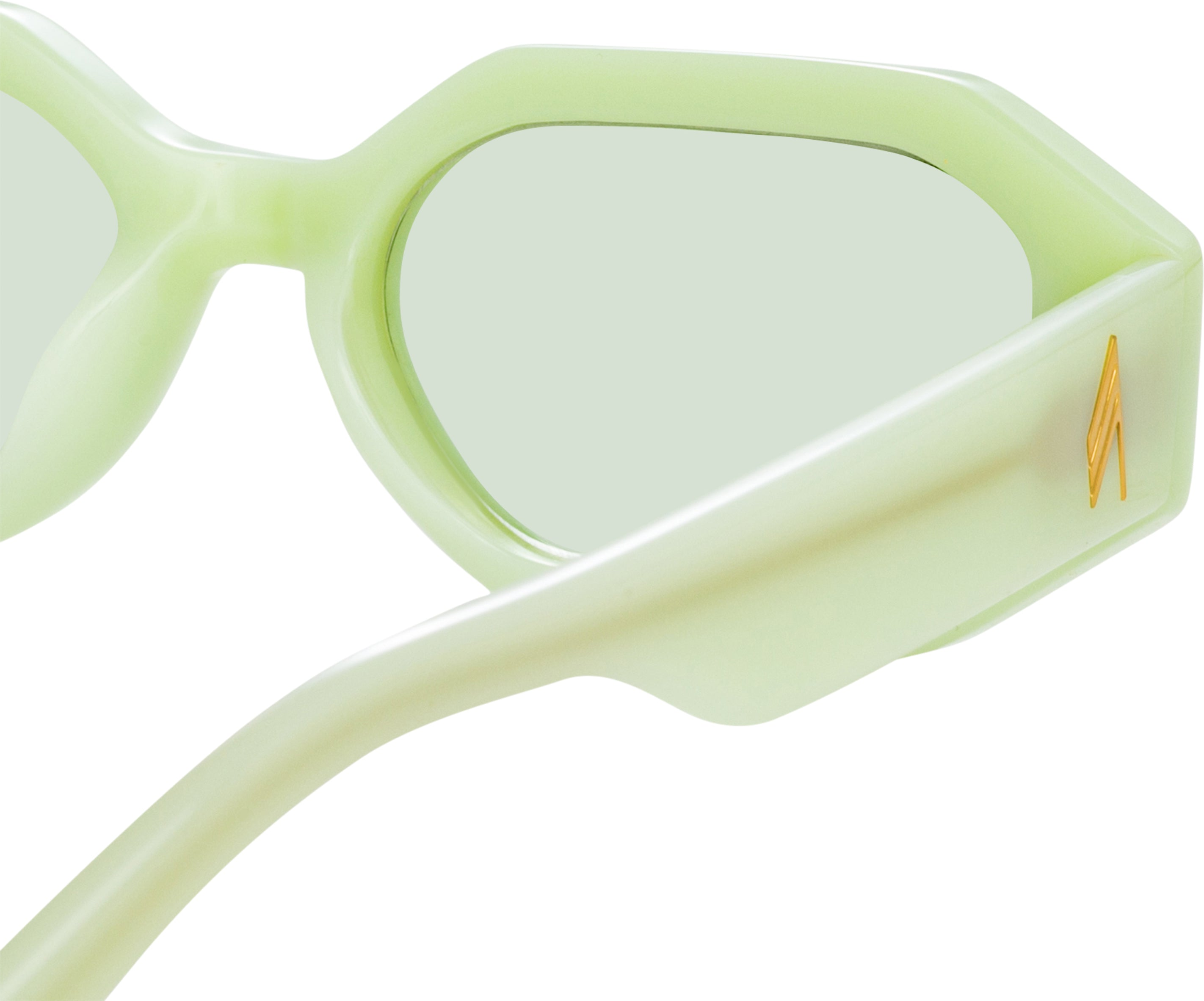 Color_ATTICO14C6SUN - The Attico Irene Angular Sunglasses in Mint
