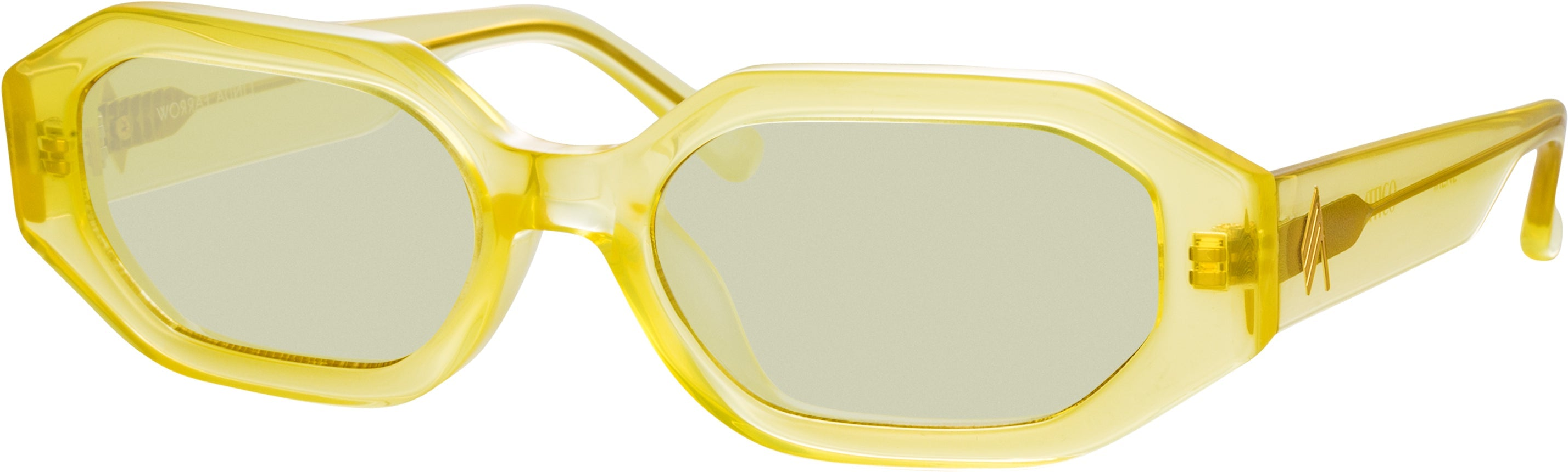 Color_ATTICO14C5SUN - The Attico Irene Angular Sunglasses in Yellow