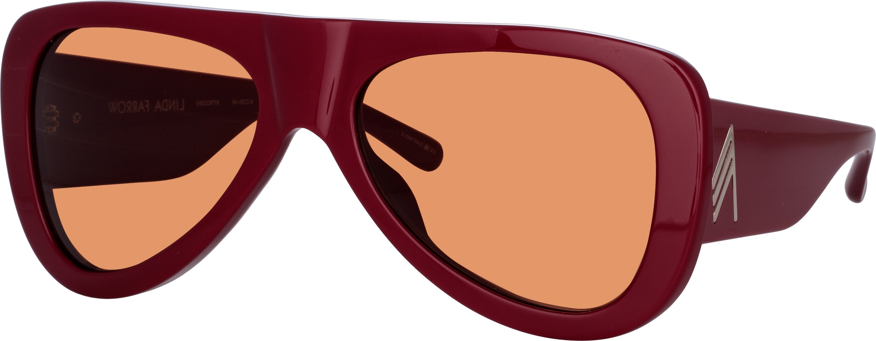 Color_ATTICO20C5SUN - The Attico Edie Aviator Sunglasses in Bordeaux
