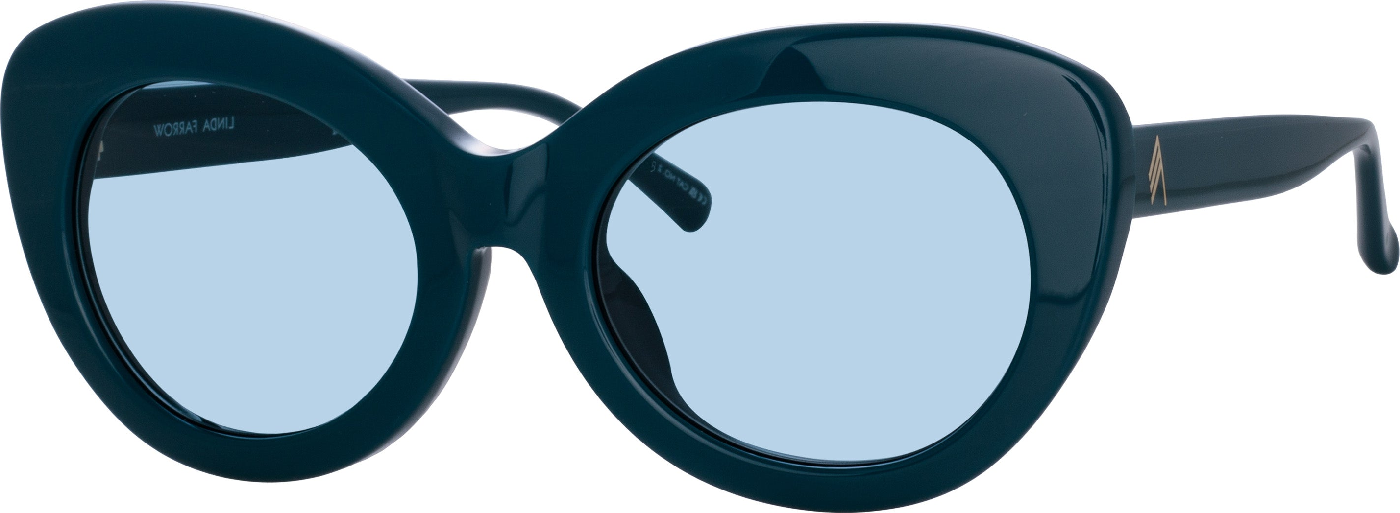 Color_ATTICO44C3SUN - Agnes Cat Eye Sunglasses in Turquoise