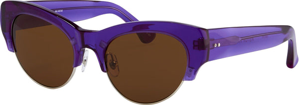 Color_DVN100C3SUN - Dries Van Note Cat Eye Sunglasses in Purple