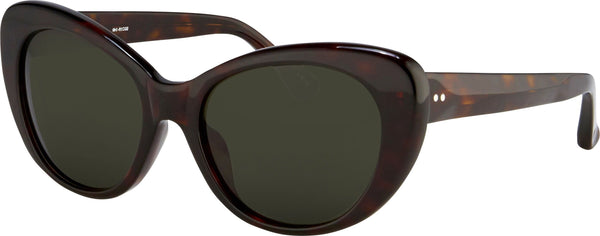 Color_DVN101C3SUN - Dries van Noten Cat Eye Sunglasses in Dark Tortoiseshell