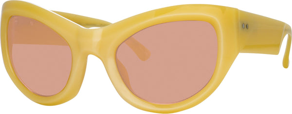 Color_DVN209C1SUN - Dries Van Noten Wrap Sunglasses in Beige