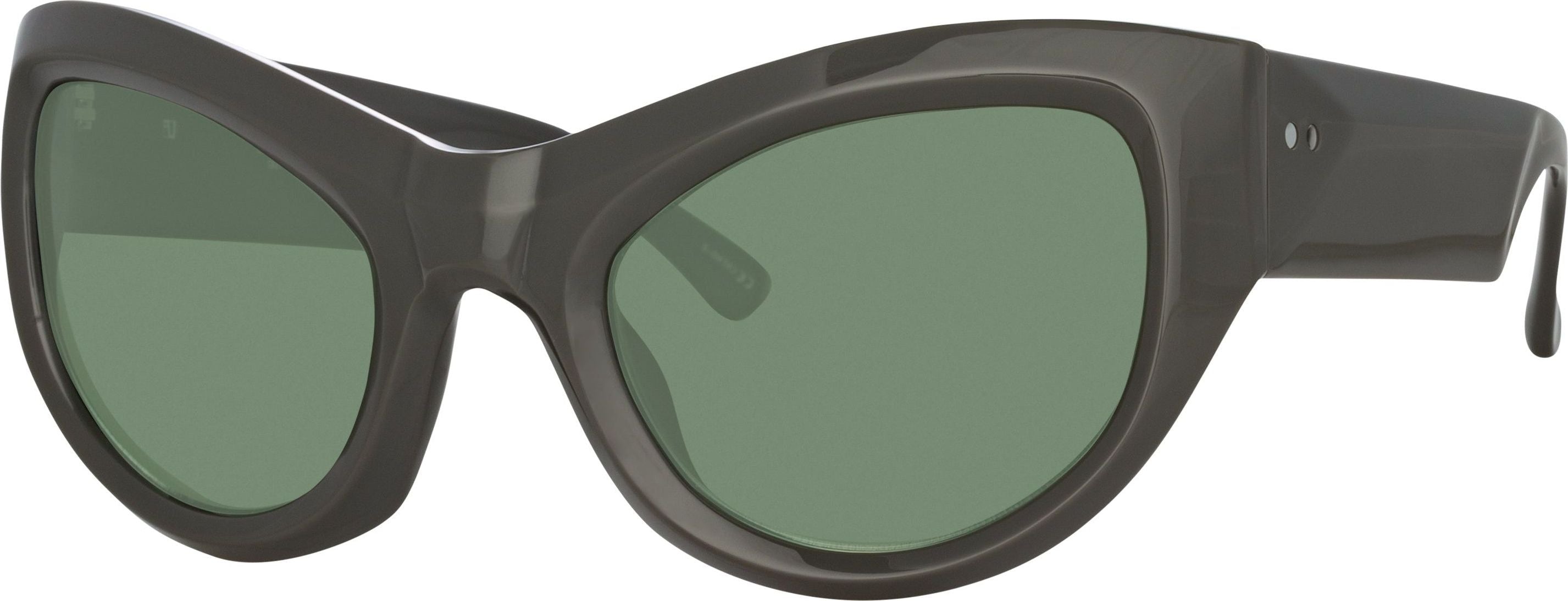 Color_DVN209C3SUN - Dries Van Noten Wrap Sunglasses in Grey