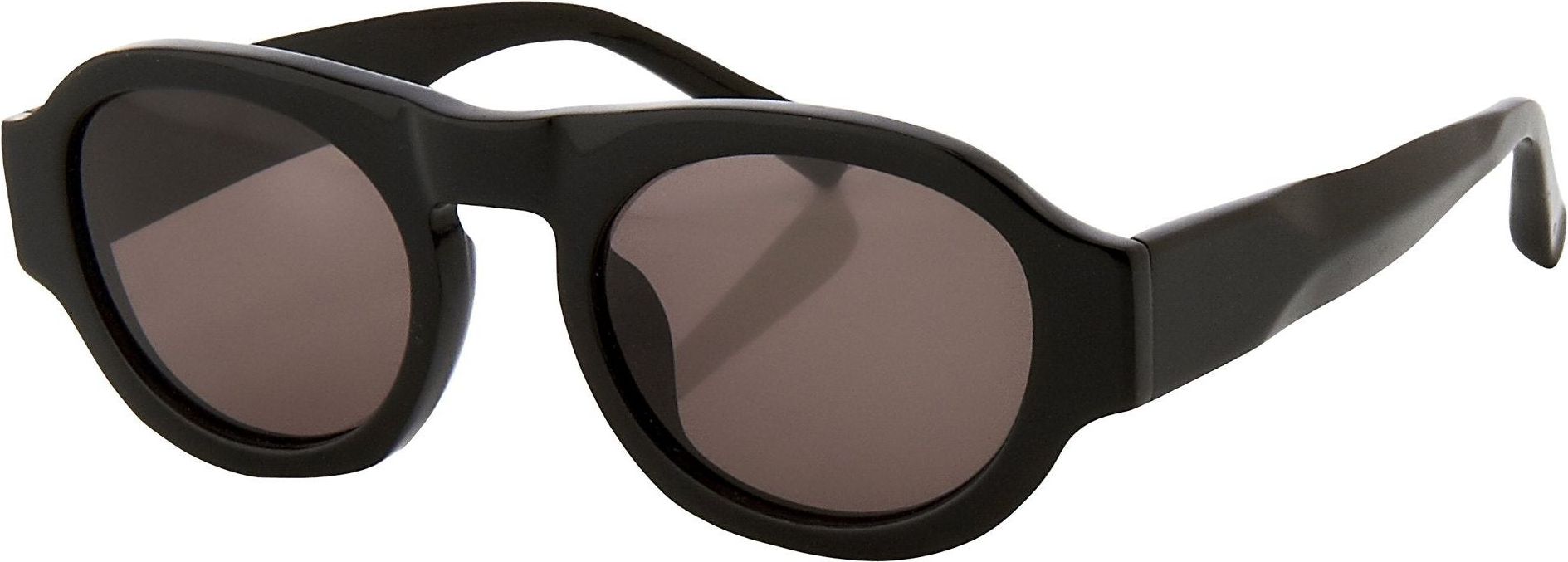 Color_DVN33C2SUN - Dries Van Noten Oval Sunglasses in Black
