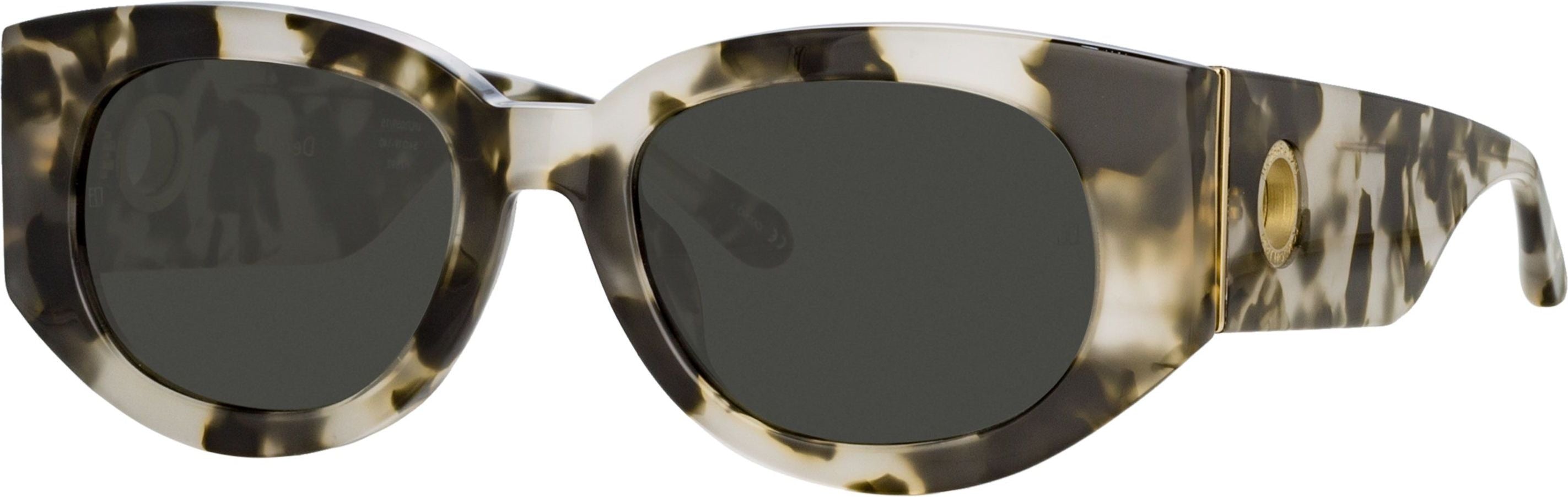 Color_LFL1059C15SUN - Debbie D-Frame Sunglasses in Black and Grey Tortoiseshell