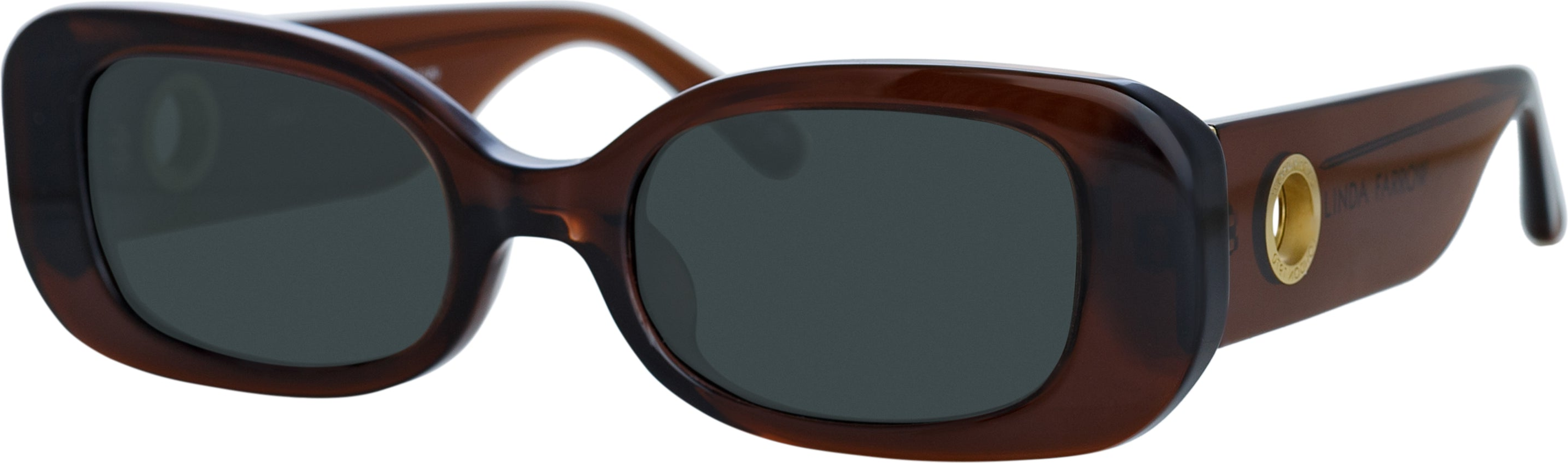 Color_LFL1117C8SUN - Lola Rectangular Sunglasses in Brown