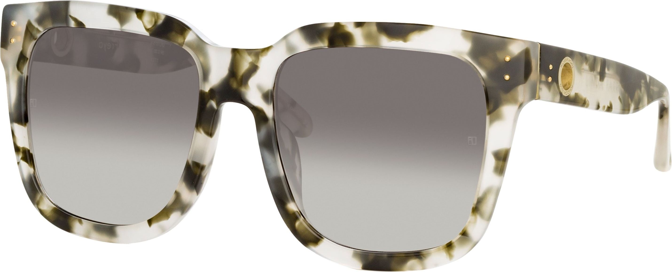 Color_LFL1175C6SUN - Freya D-Frame Sunglasses in Black and Grey Tortoiseshell