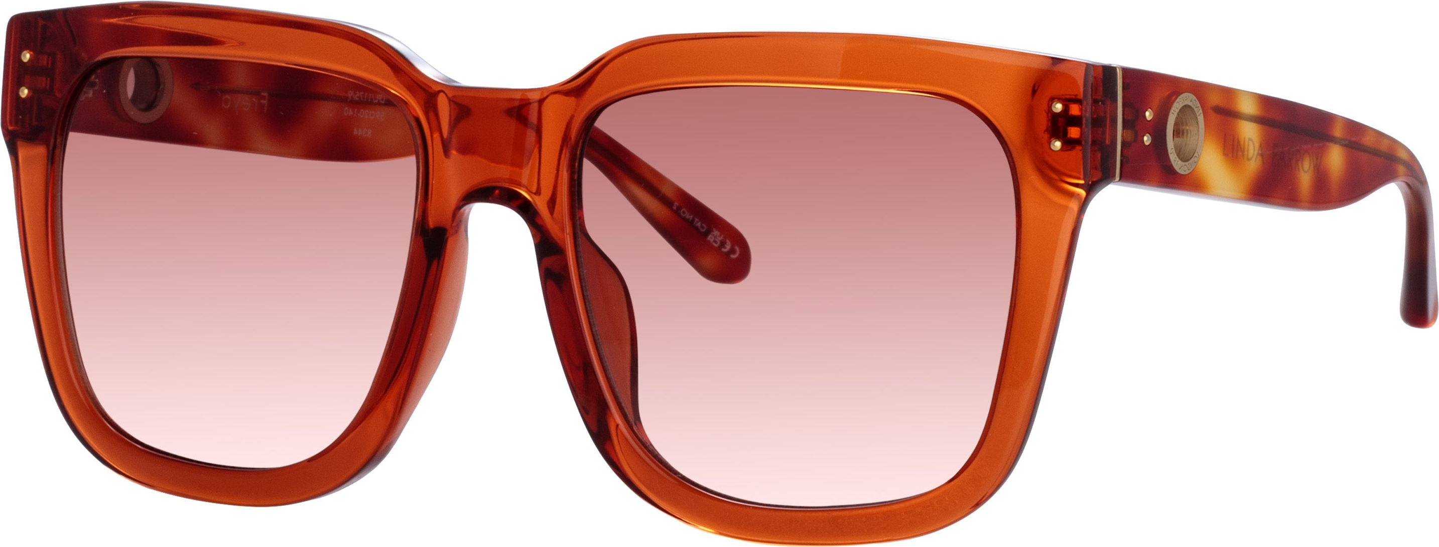 Color_LFL1175C9SUN - Freya Square Sunglasses in Amber