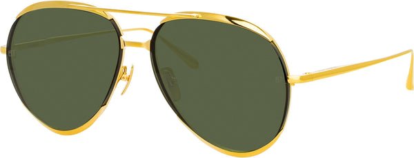 Color_LFL1207C1SUN - Matisse Aviator Sunglasses in Yellow Gold