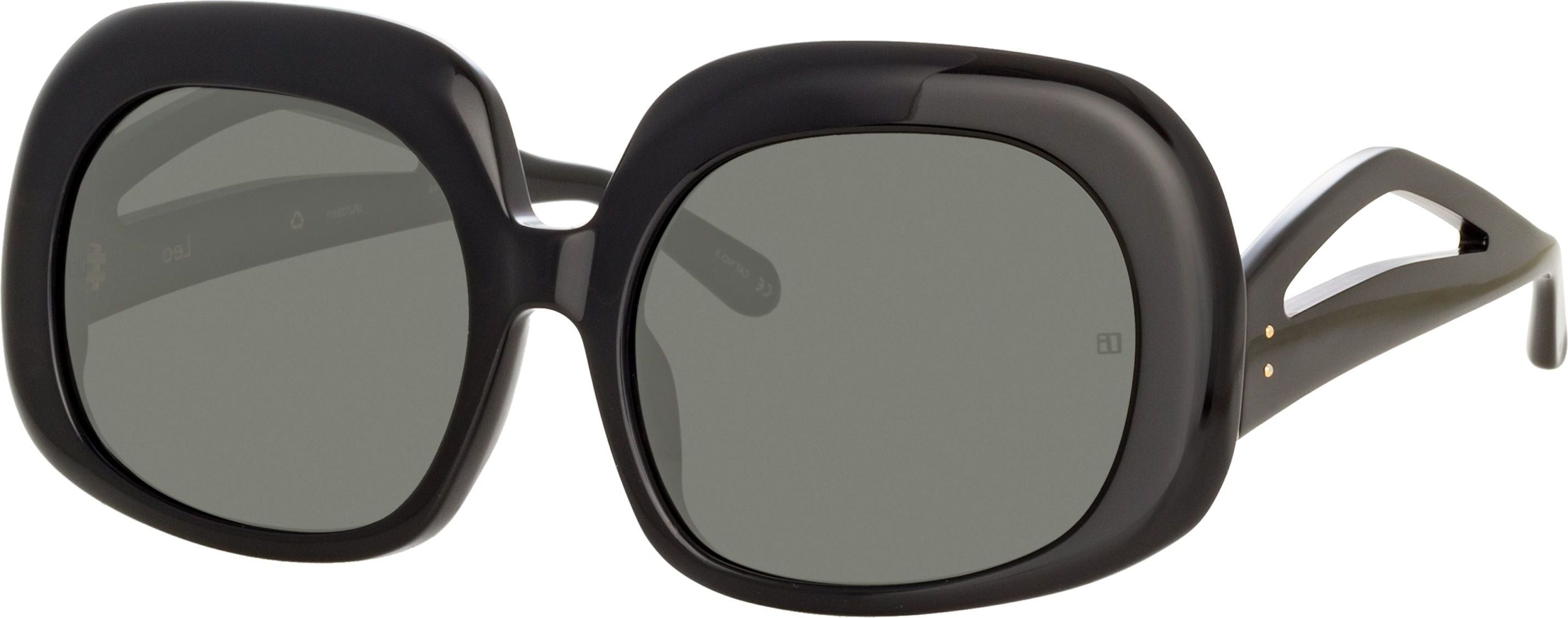 Color_LFL1289C1SUN - Lea Oversized Sunglasses in Black