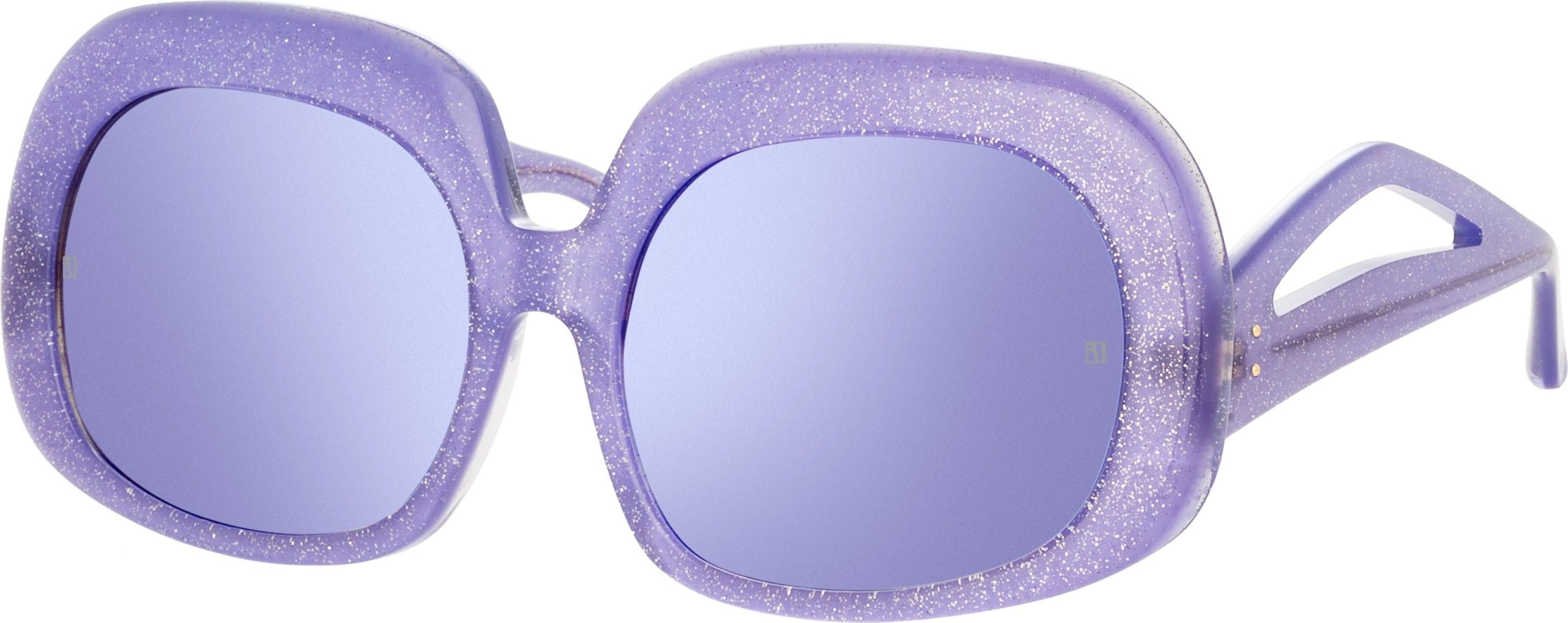 Color_LFL1289C4SUN - Lea Oversized Sunglasses in Purple
