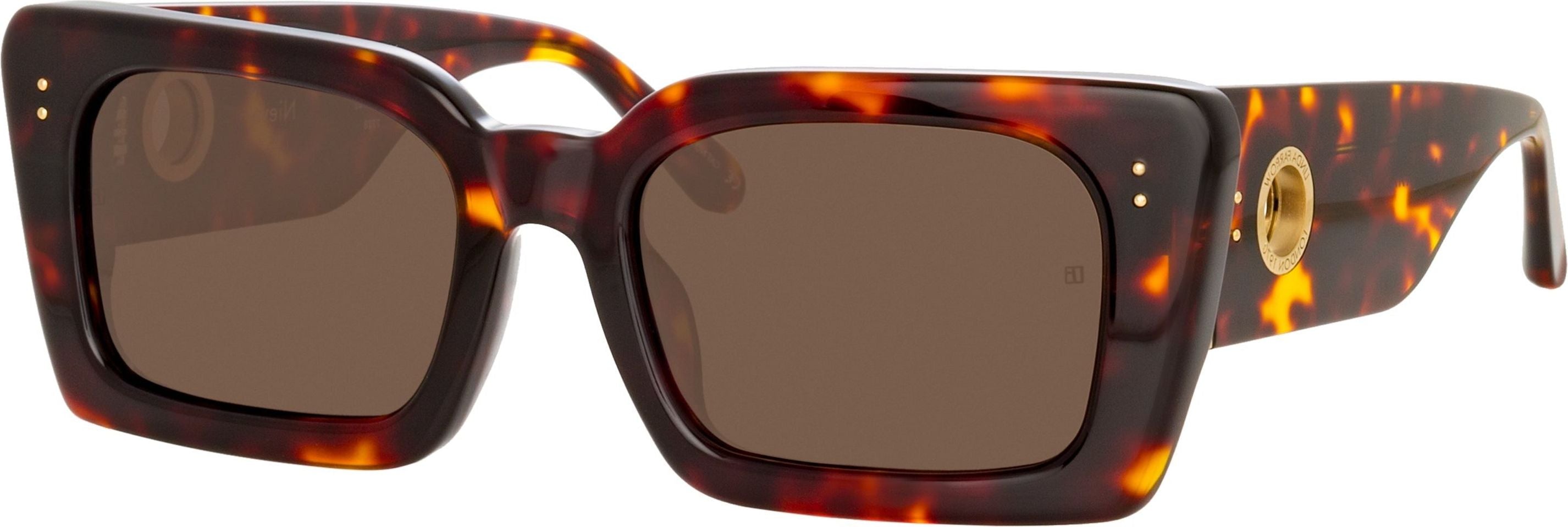 Color_LFL1297C2SUN - Nieve Rectangular Sunglasses in Tortoiseshell
