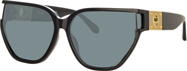 Color_LFL1298C1SUN - Sabine Oversized Sunglasses in Black