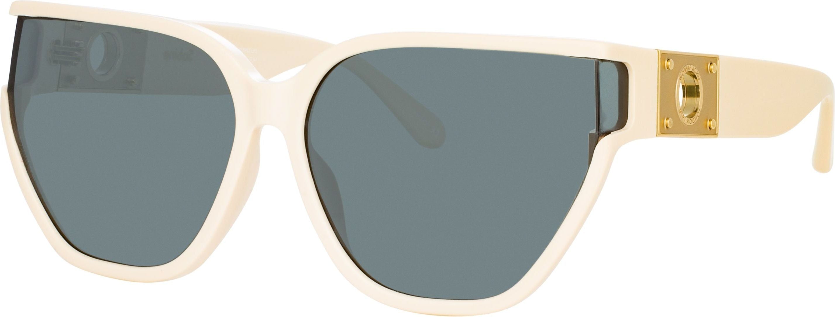 Color_LFL1298C3SUN - Sabine Oversized Sunglasses in Cream