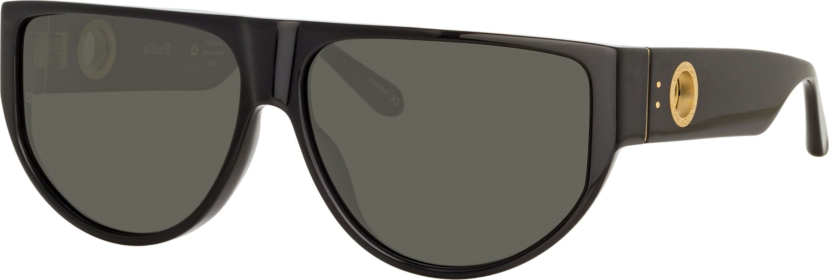 Color_LFL1302C1SUN - Elodie Flat Top Sunglasses in Black