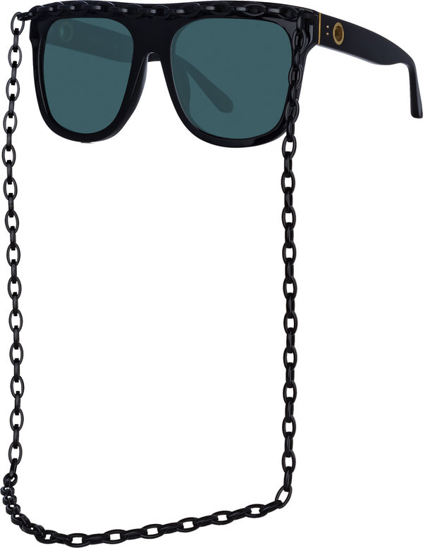 Color_LFL1304C1SUN - Dakota Flat Top Sunglasses in Black