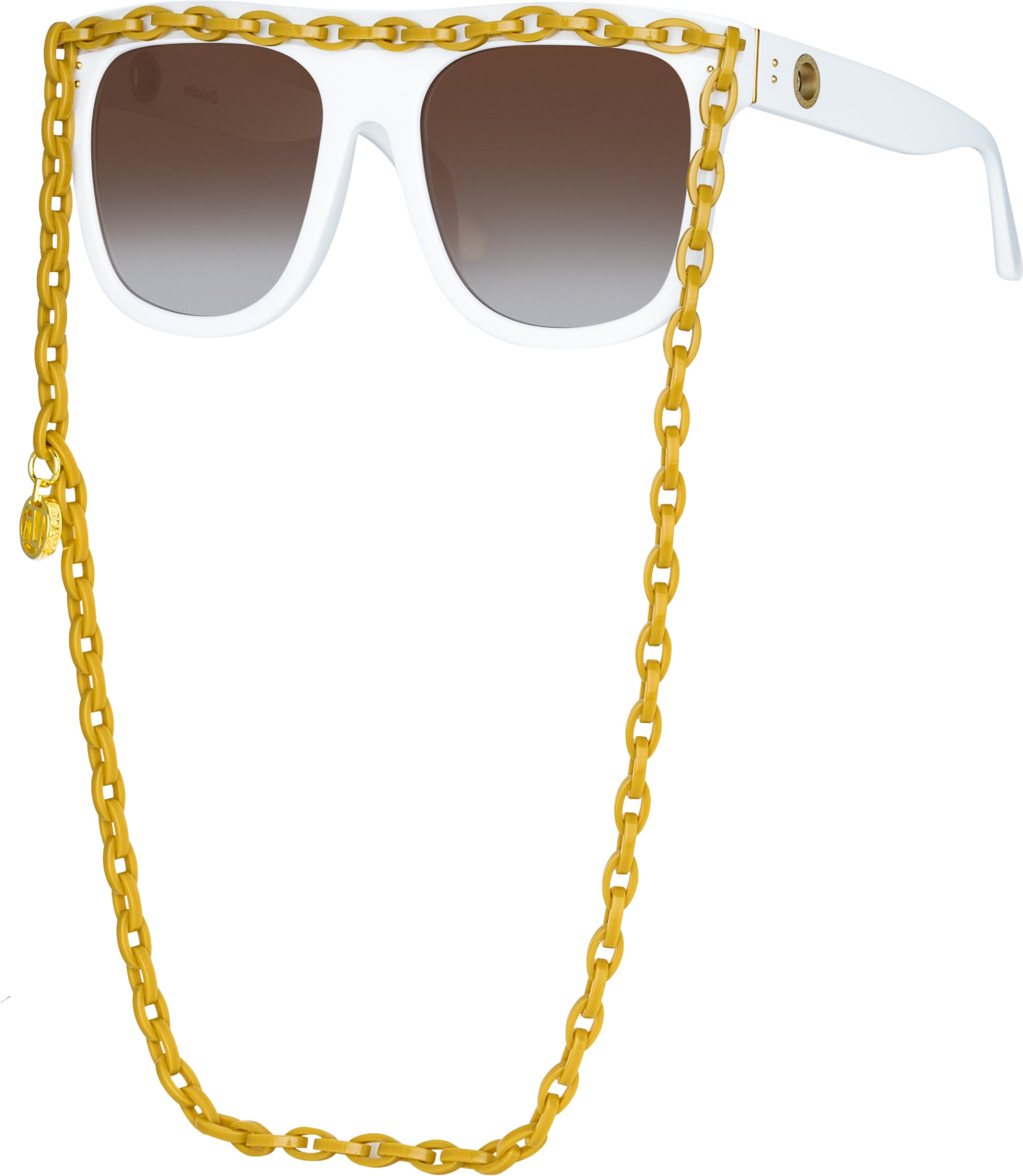 Color_LFL1304C3SUN - Dakota Flat Top Sunglasses in White