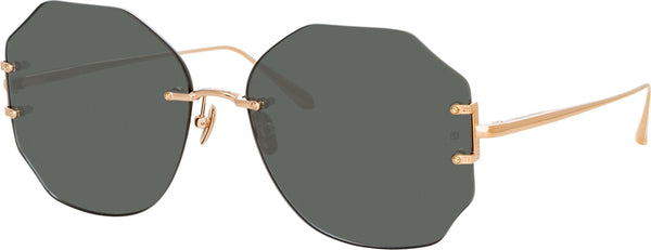 Color_LFL1314C1SUN - Lisette Oversized Sunglasses in Rose Gold