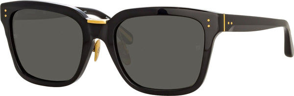 Color_LFL1322C4SUN - Desiree D-Frame Sunglasses in Black