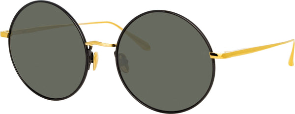 Color_LFL1333C3SUN - Bea Round Sunglasses in Yellow Gold