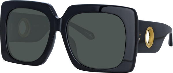 Color_LFL1346C1SUN - Sierra Oversized Sunglasses in Black