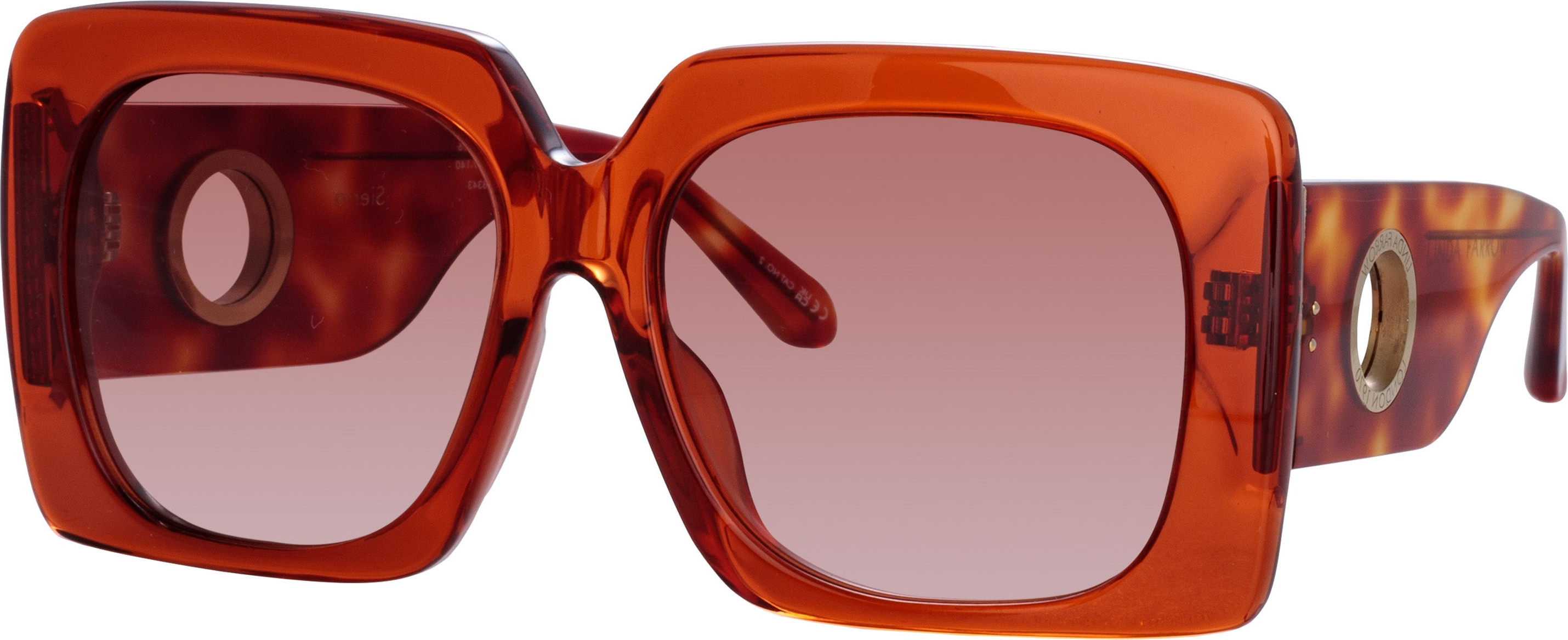 Color_LFL1346C6SUN - Sierra Oversized Sunglasses in Amber