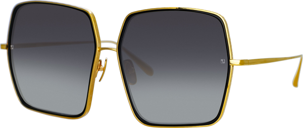 Color_LFL1349C1SUN - Camaro Oversized Sunglasses in Yellow Gold