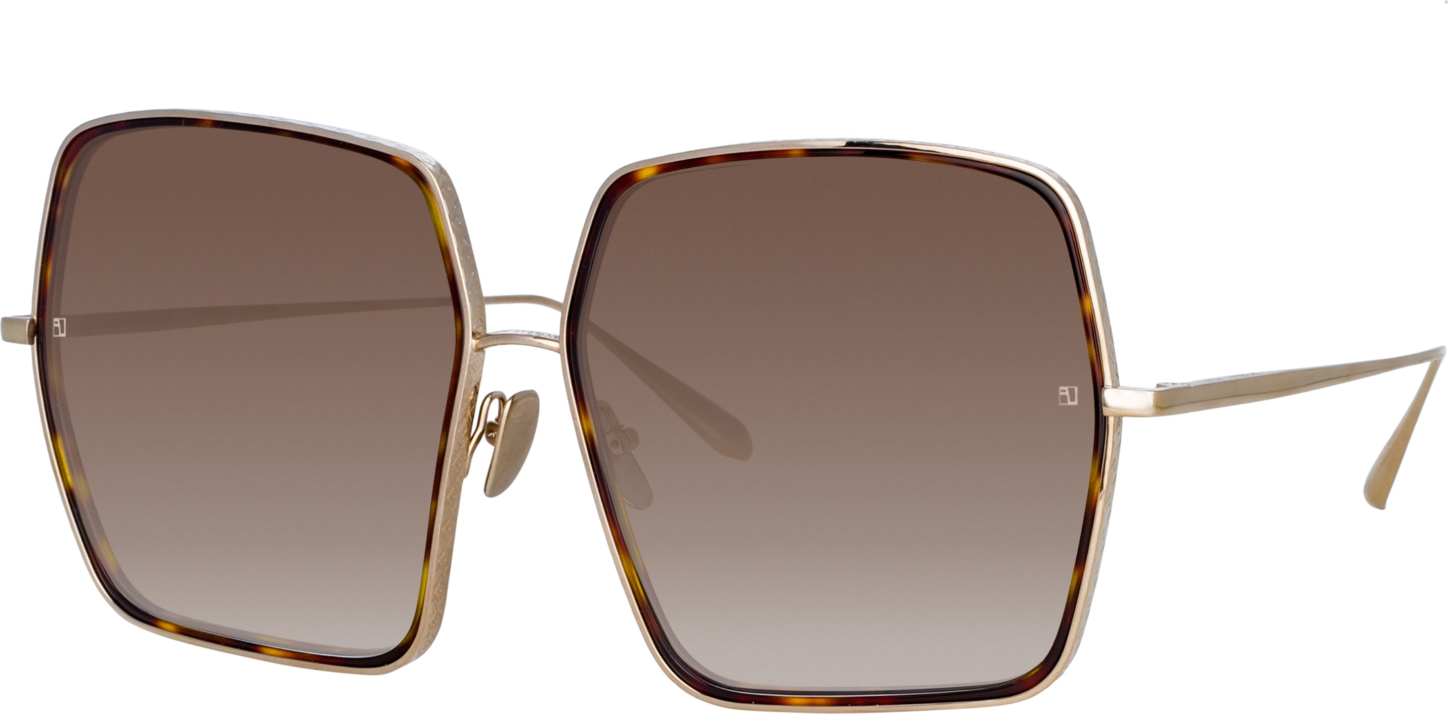 Color_LFL1349C2SUN - Camaro Oversized Sunglasses in Light Gold