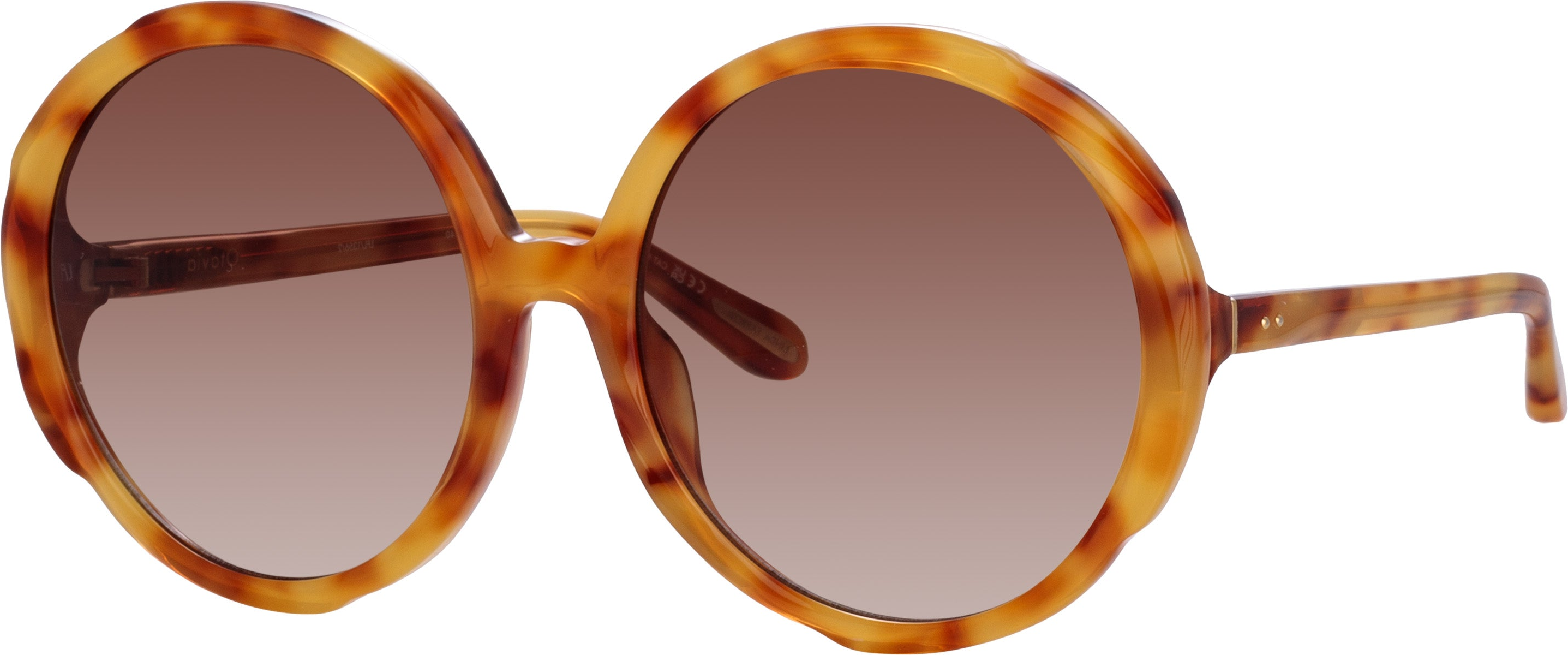 Color_LFL1356C2SUN - Otavia Oversized Sunglasses in Saffron Tortoiseshell