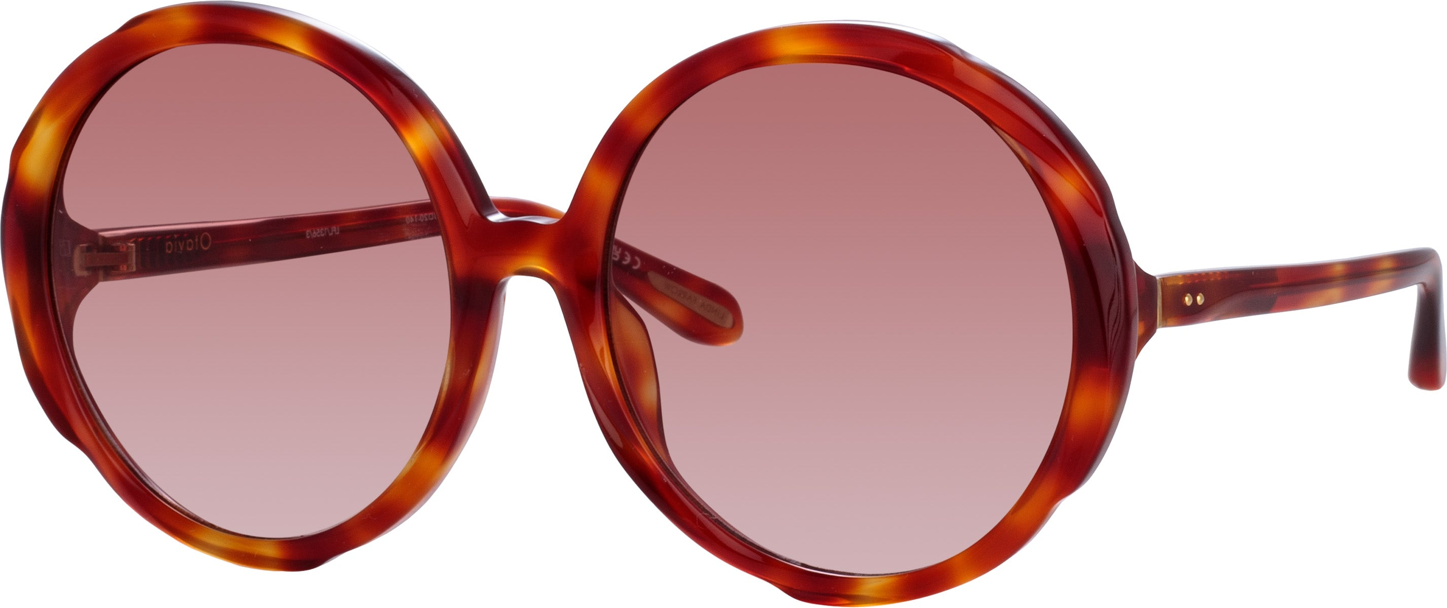 Color_LFL1356C3SUN - Otavia Oversized Sunglasses in Amber Tortoiseshell