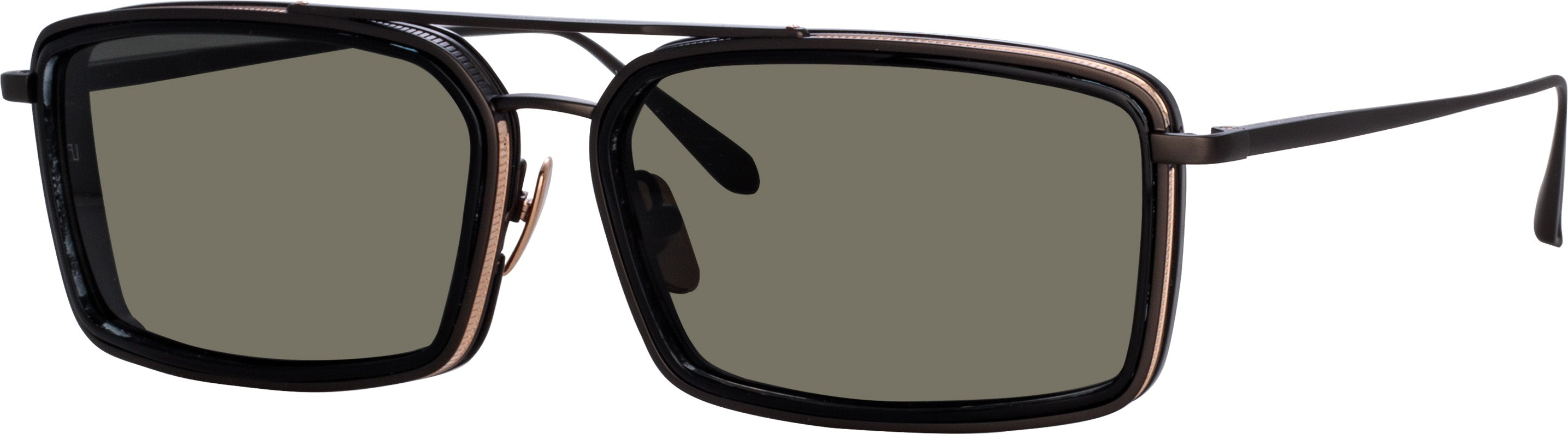 Color_LFL1392C3SUN - Cassia Rectangular Sunglasses in Nickel