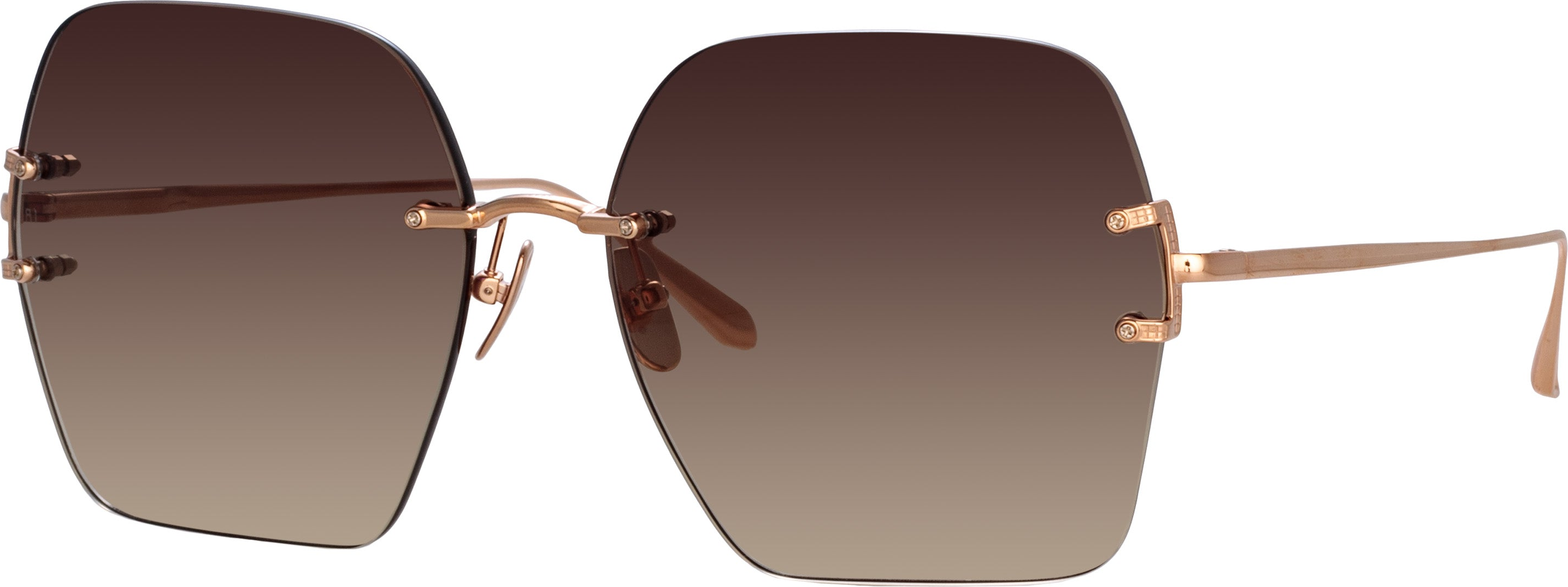 Color_LFL1395C3SUN - Carina Oversized Sunglasses in Rose Gold