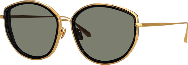 Color_LFL1396C1SUN - Samara Cat Eye Sunglasses in Yellow Gold