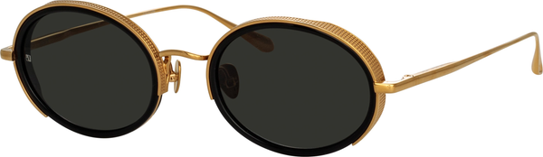 Color_LFL1413C1SUN - Finn Oval Sunglasses in Yellow Gold