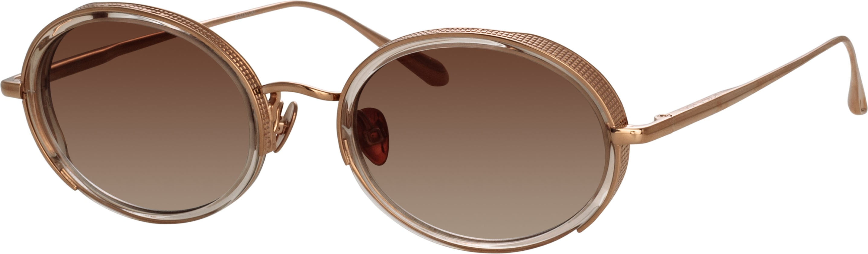 Color_LFL1413C3SUN - Finn Oval Sunglasses in Rose Gold