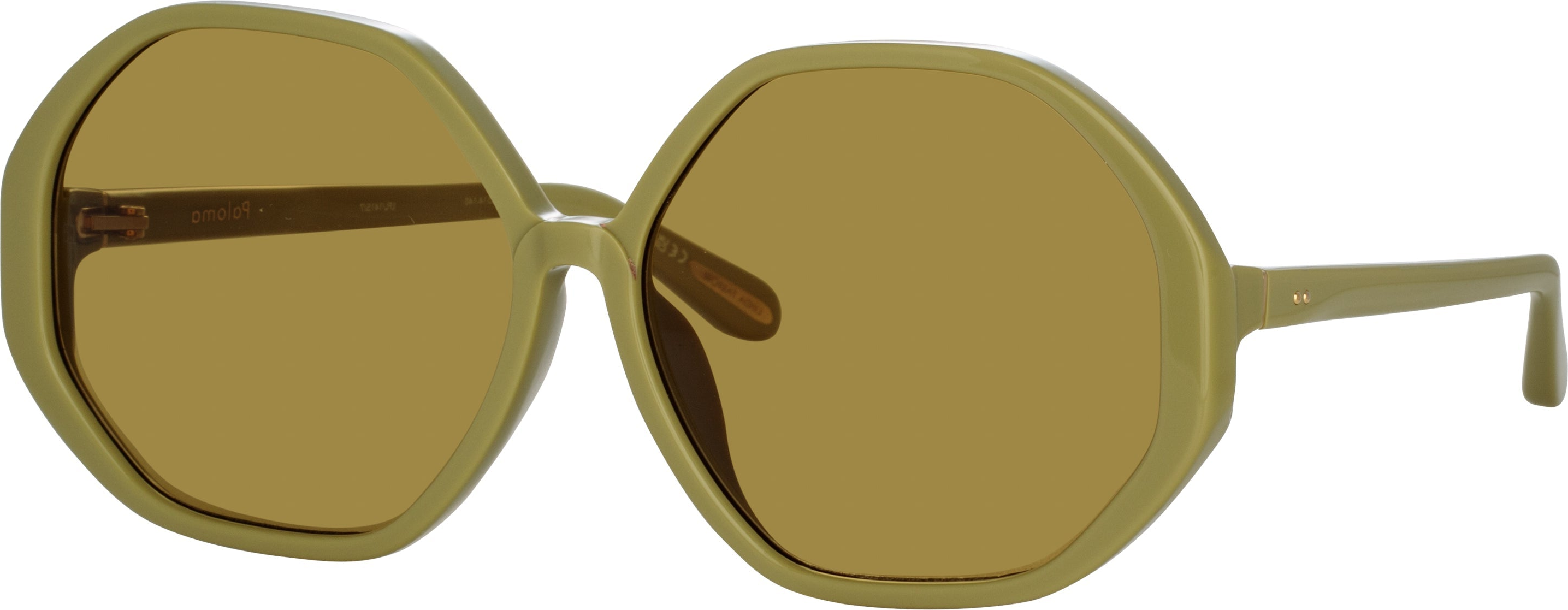 Color_LFL1415C7SUN - Paloma Hexagon Sunglasses in Sage