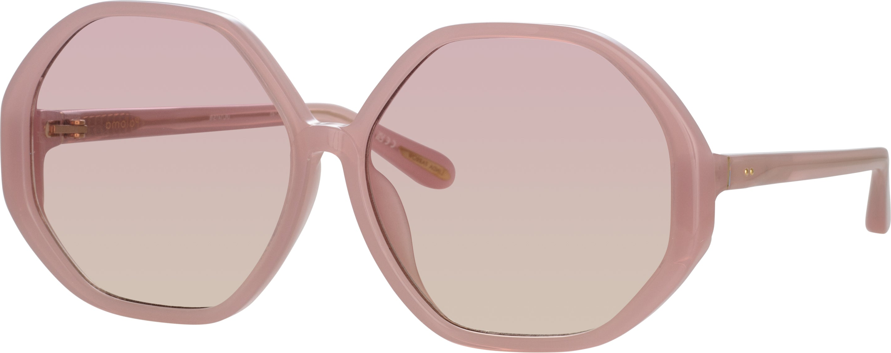 Color_LFL1415C8SUN - Paloma Hexagon Sunglasses in Lilac