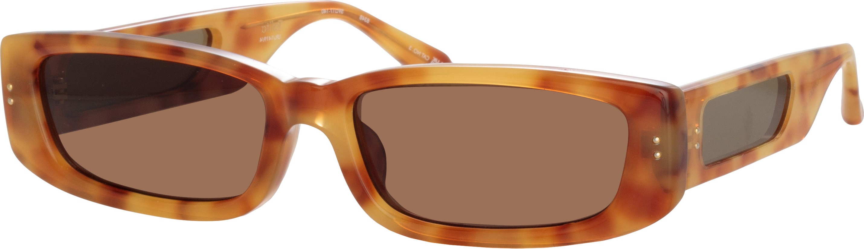 Color_LFL1419C4SUN - Talita Rectangular Sunglasses in Saffron Tortoiseshell
