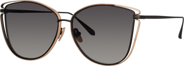 Color_LFL1422C1SUN - Dinah Cat Eye Sunglasses in Matt Nickel