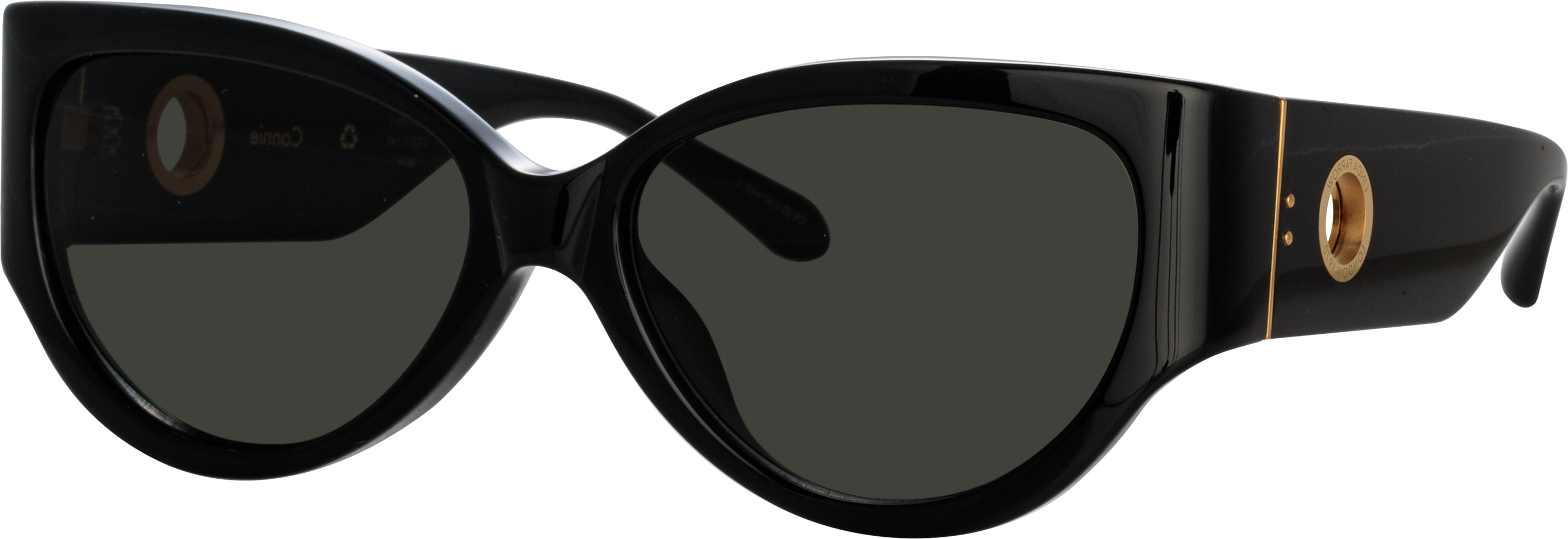 Color_LFL1425C1SUN - Connie Cat Eye Sunglasses in Black