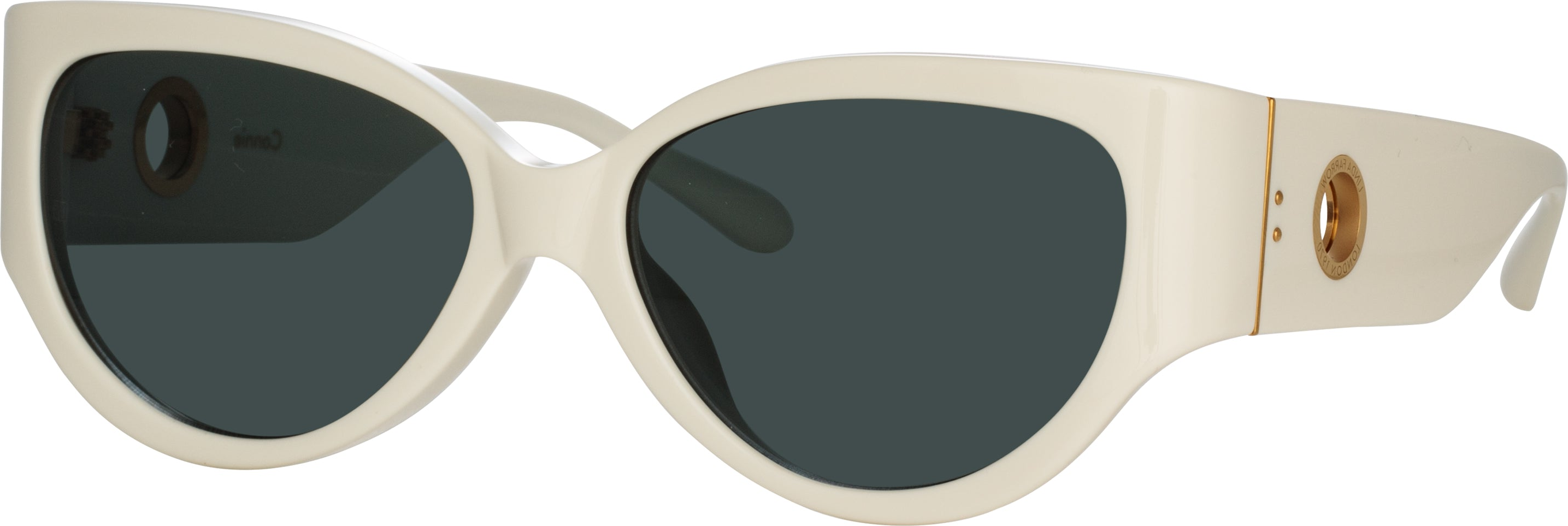 Color_LFL1425C3SUN - Connie Cat Eye Sunglasses in White