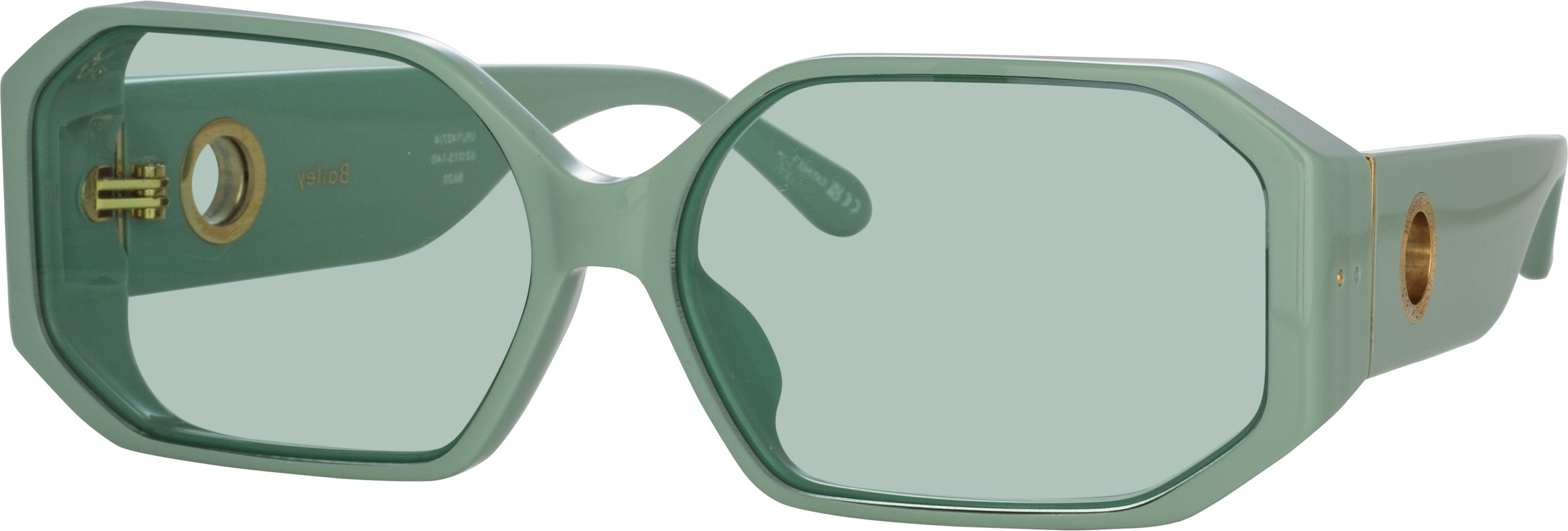 Color_LFL1427C4SUN - Bailey Angular Sunglasses in Peppermint