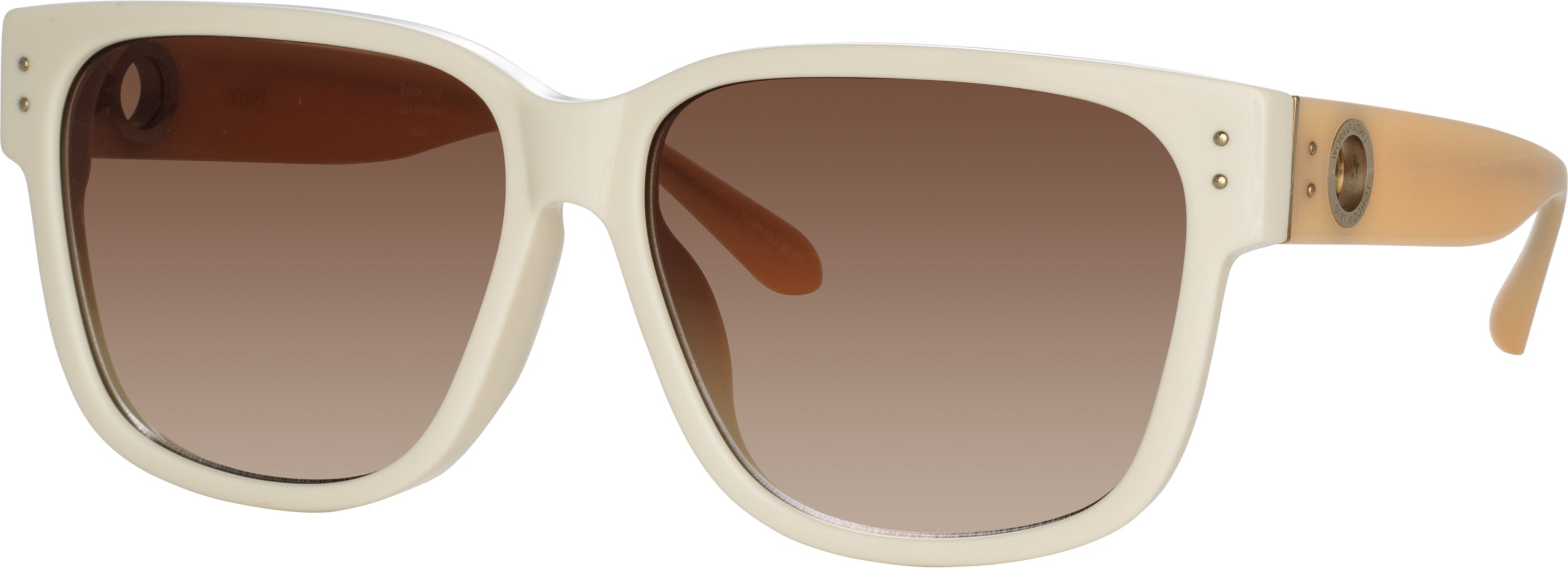 Color_LFL1429C3SUN - Perry D-Frame Sunglasses in White