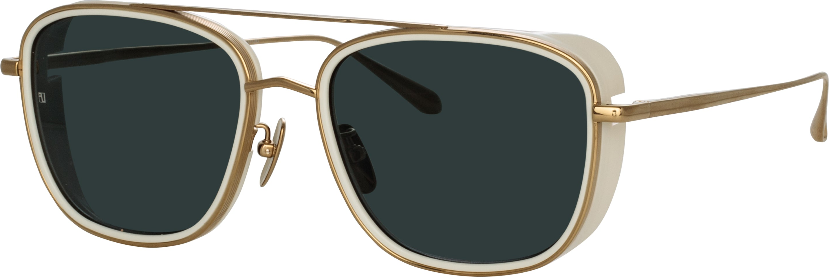 Color_LFL1441C3SUN - Jarvis Aviator Sunglasses in White
