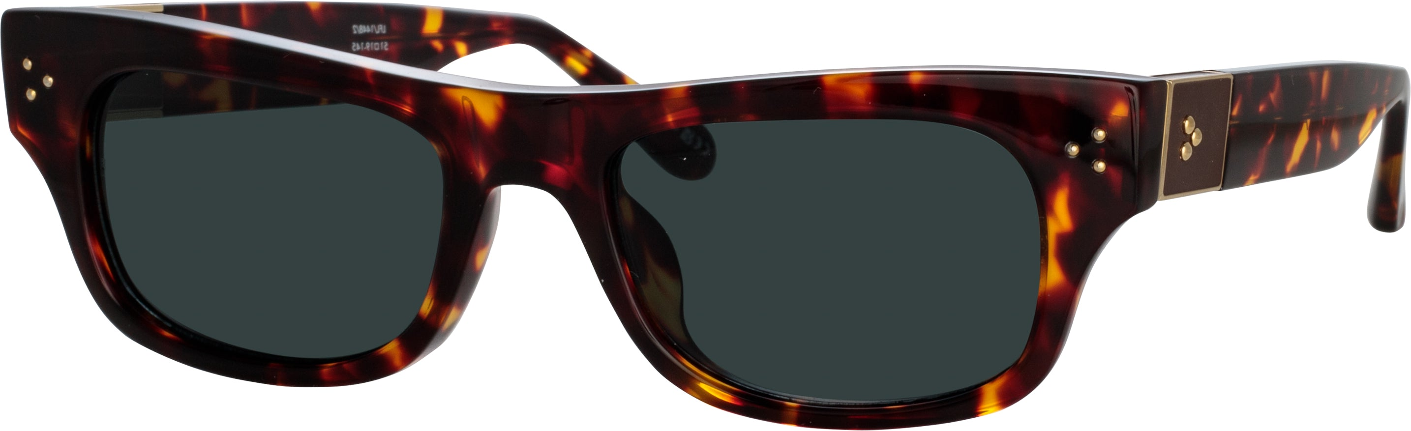 Color_LFL1448C2SUN - Falck Rectangular Sunglasses in Tortoiseshell