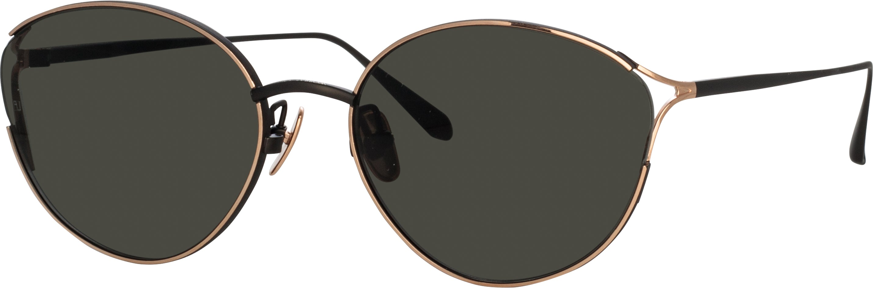 Color_LFL1455C1SUN - Fielder Cat Eye Sunglasses in Matt Nickel