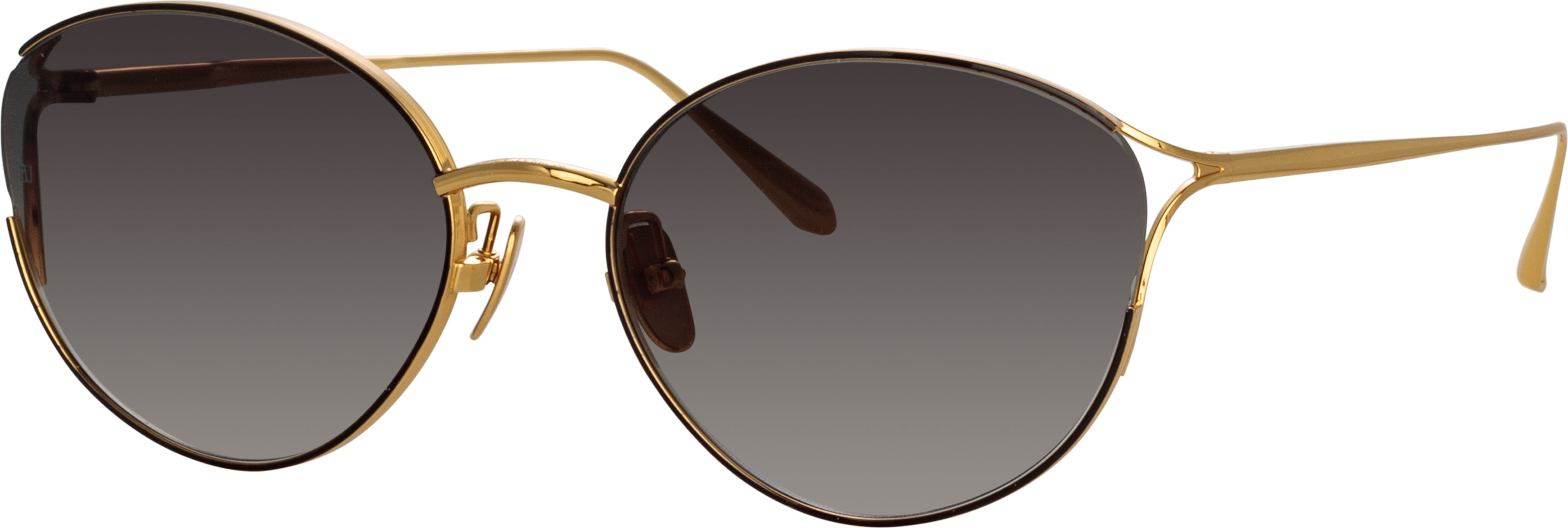 Color_LFL1455C2SUN - Fielder Cat Eye Sunglasses in Yellow Gold